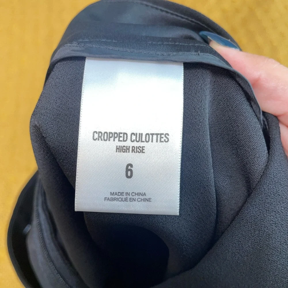 Express High Rise Cropped Culottes - Picture 5 of 5